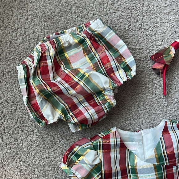 Bonnie Baby Dress with Bow & Bloomers - Picture 3 of 6